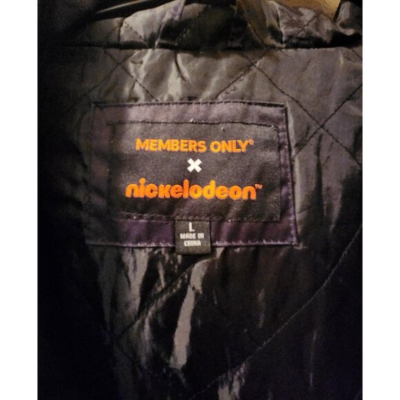 Members Only Nickelodeon Hey Arnold Mens Jacket Large - Picture 7 of 7